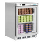 Vitrine réfrigérée négative de comptoir Polar Série C inox 129L