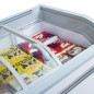 Vitrine réfrigérée négative libre-service Polar Série G 500L