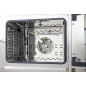 Four mixte compact à écran tactile Buffalo 6 x GN 1/1 avec support, kit d'installation et hotte d'extraction