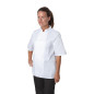 Vestes de cuisine manches courtes Whites Boston blanches S (lot de 5)