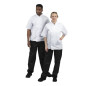 Vestes de cuisine manches courtes Whites Boston blanches L (lot de 5)