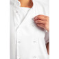 Vestes de cuisine manches courtes Whites Boston blanches L (lot de 5)