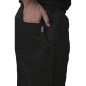 Pantalons de cuisinier mixtes en polycoton Whites Vegas noirs L (lot de 5)