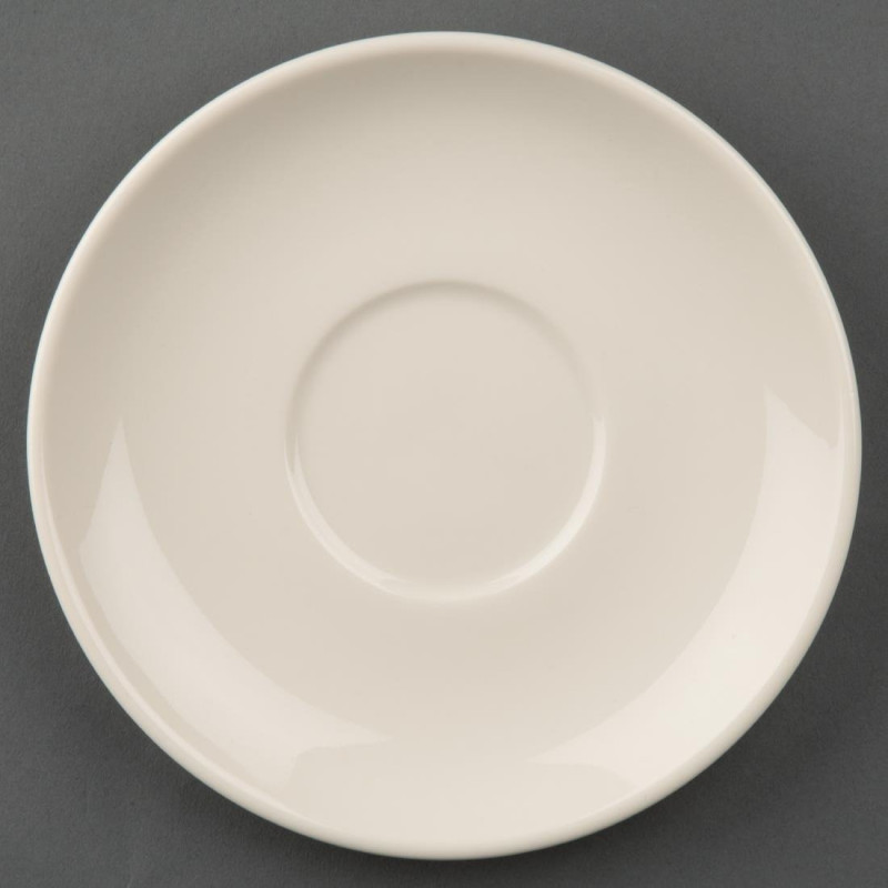 Soucoupes empilables Ivory Olympia (lot de 12)