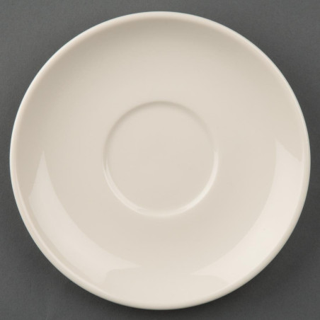 Soucoupes empilables Ivory Olympia (lot de 12)