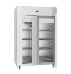 Vitrine réfrigérée positive double porte économe en énergie Polar Série U