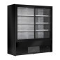 Vitrine libre-service réfrigérée Zoin Cervinho noire avec portes coulissantes 1000mm