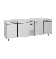 Table réfrigérée négative économe en énergie Polar Série U 4 portes 632L