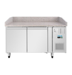 Comptoir à pizza 2 portes avec dessus en granit  Polar Série U 428L
