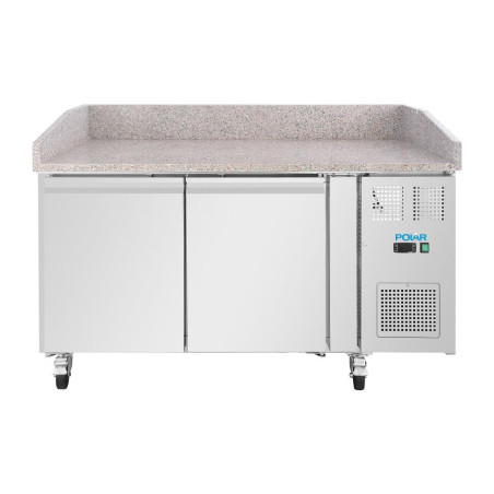 Comptoir à pizza 2 portes avec dessus en granit  Polar Série U 428L