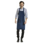 Tablier bavette mixte Chaud Devant Nordic Base bleu 70x85 cm