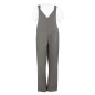 Salopette à plastron et bretelles en toile de coton Southside kaki L