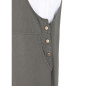 Salopette à plastron et bretelles en toile de coton Southside kaki L