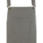 Salopette à plastron et bretelles en toile de coton Southside kaki L