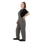 Salopette à plastron et bretelles en toile de coton Southside kaki S