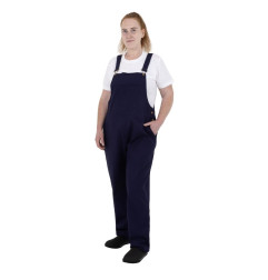 Salopette à plastron et bretelles en toile de coton Southside bleu marine L