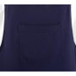 Salopette à plastron et bretelles en toile de coton Southside bleu marine L