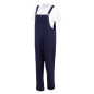 Salopette à plastron et bretelles en toile de coton Southside bleu marine S