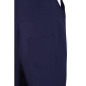 Salopette à plastron et bretelles en toile de coton Southside bleu marine S