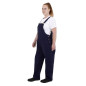 Salopette à plastron et bretelles en toile de coton Southside bleu marine XL