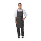 Lot de 2 tabliers bavette en polyester coton noirs Nisbets Essentials
