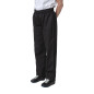 Pantalon de cuisine noir Nisbets Essentials S