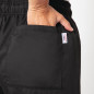 Pantalon de cuisine noir Nisbets Essentials S