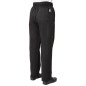 Pantalon de cuisine noir Nisbets Essentials S