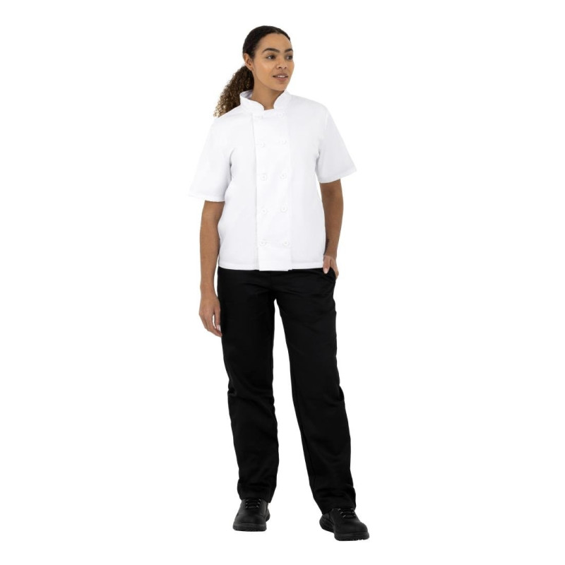 Lot de 2 vestes de cuisine blanches Nisbets Essentials L