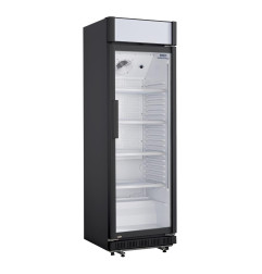 Vitrine positive avec bandeau lumineux Nisbets Essentials 346L