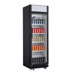 Vitrine positive avec bandeau lumineux Nisbets Essentials 346L