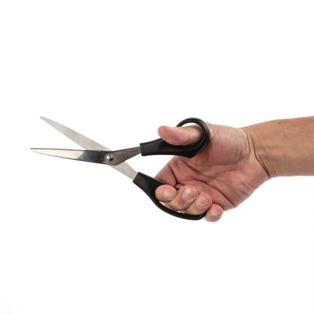 Ciseaux de cuisine noirs Nisbets Essentials 203mm