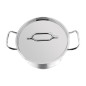 Braisière inox avec couvercle Nisbets Essentials 24 cm
