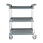 Chariot de service compact en polypropylène Nisbets Essentials