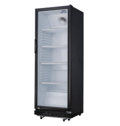 Vitrine réfrigérée verticale Nisbets Essentials noire 346L