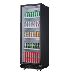 Vitrine réfrigérée verticale Nisbets Essentials noire 346L