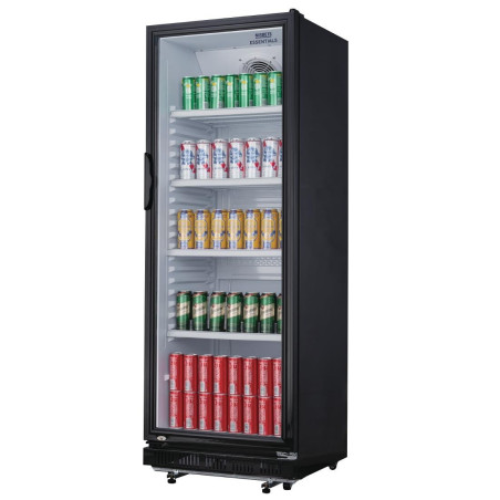 Vitrine réfrigérée verticale Nisbets Essentials noire 346L