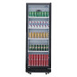 Vitrine réfrigérée verticale Nisbets Essentials noire 346L
