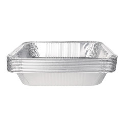 Barquettes et couvercles aluminium Nisbets Essentials 450 ml (lot de 50)