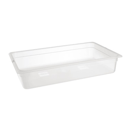 Bac en polypropylène GN 1/1 sans couvercle Nisbets Essentials 100mm