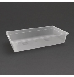 Bac en polypropylène GN 1/1 sans couvercle Nisbets Essentials 100mm