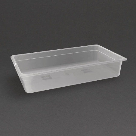 Bac en polypropylène GN 1/1 sans couvercle Nisbets Essentials 100mm
