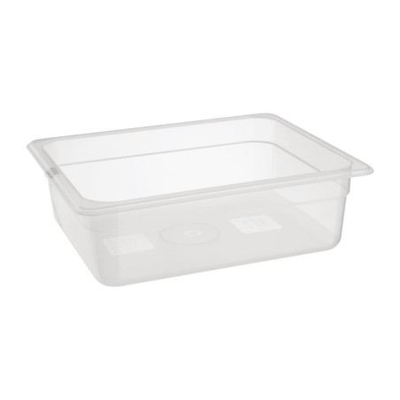 Bac en polypropylène GN 1/2 sans couvercle Nisbets Essentials 100mm
