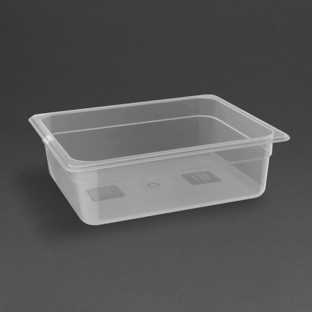 Bac en polypropylène GN 1/2 sans couvercle Nisbets Essentials 100mm
