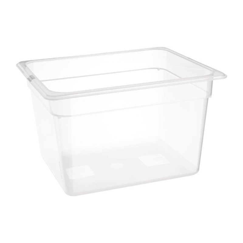 Bac en polypropylène GN 1/2 sans couvercle Nisbets Essentials 200mm