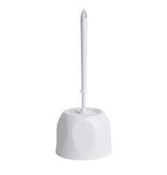Ensemble brosse WC ronde et support Nisbets Essentials blanc