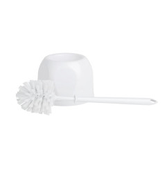Ensemble brosse WC ronde et support Nisbets Essentials blanc