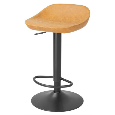Tabourets de bar Bolero Enzo camel (lot de 2)