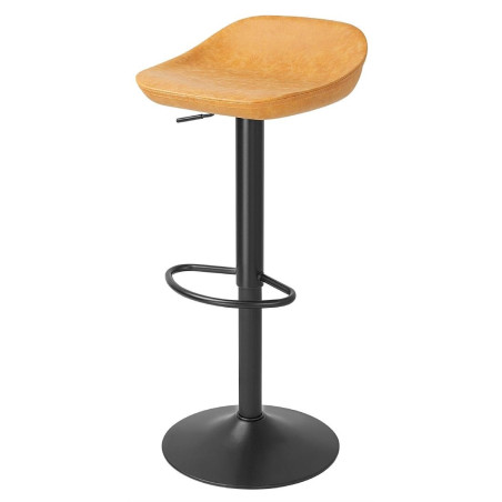 Tabourets de bar Bolero Enzo camel (lot de 2)