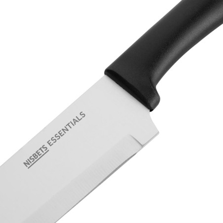 Couteau de cuisine Nisbets Essentials noir 20 cm